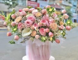 Giỏ Hoa Tươi Đẹp 02