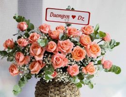 Giỏ Hoa Tươi Đẹp 12