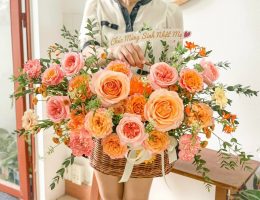 Giỏ Hoa Tươi Đẹp 13